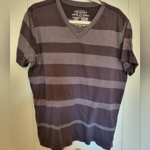 Arizona Striped V-Neck T-Shirt